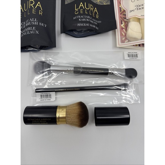 Laura Geller Face It All & Various Retractable Makeup Brushes New In Package - Picture 4 of 7